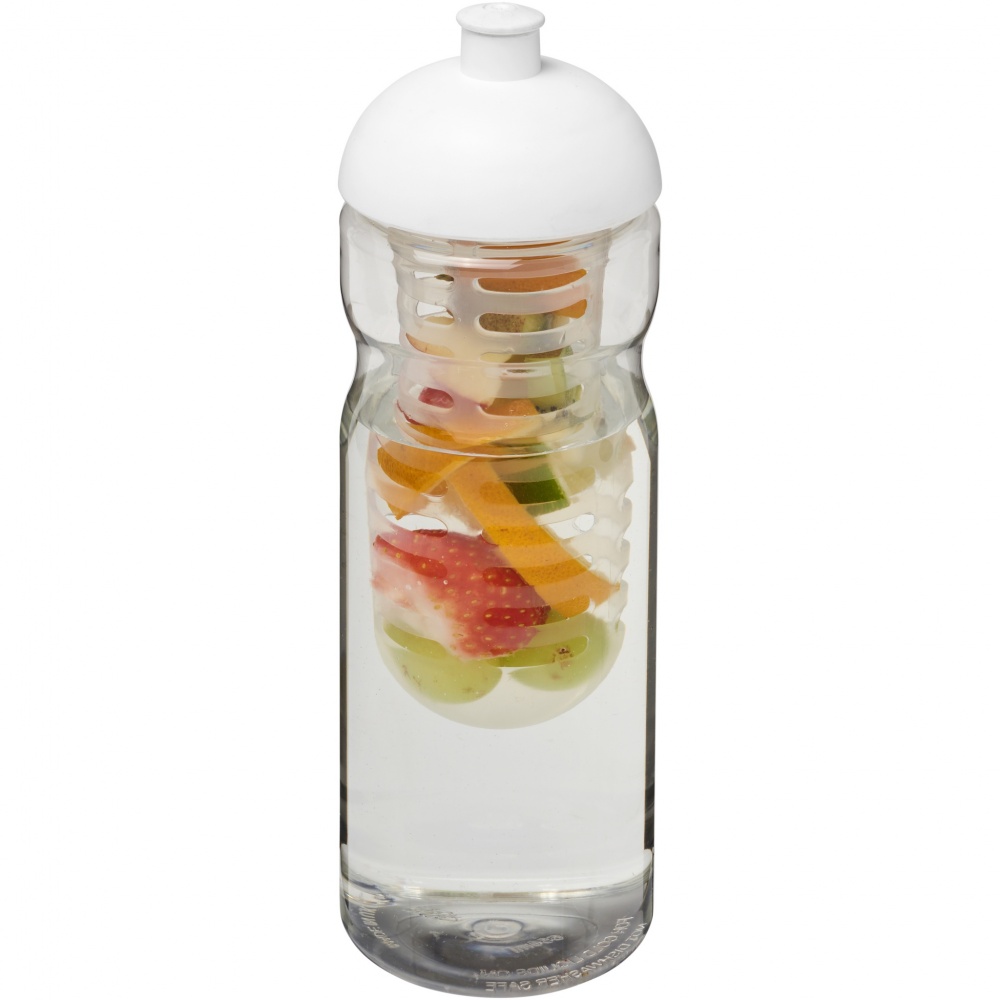 Logotrade promotional gift image of: H2O Active® Base 650 ml dome lid sport bottle & infuser
