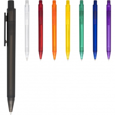 Logo trade promotional giveaways picture of: Calypso frosted ballpoint pen