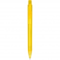 Calypso frosted ballpoint pen, Frosted yellow