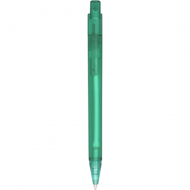 Logo trade promotional giveaway photo of: Calypso frosted ballpoint pen