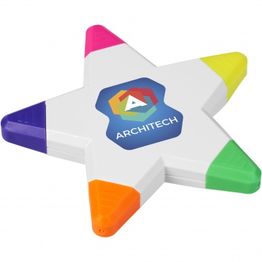 Logo trade business gifts image of: Solvig star highlighter