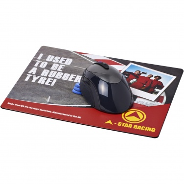 Logotrade promotional product image of: Brite-Mat® mouse mat with tyre material
