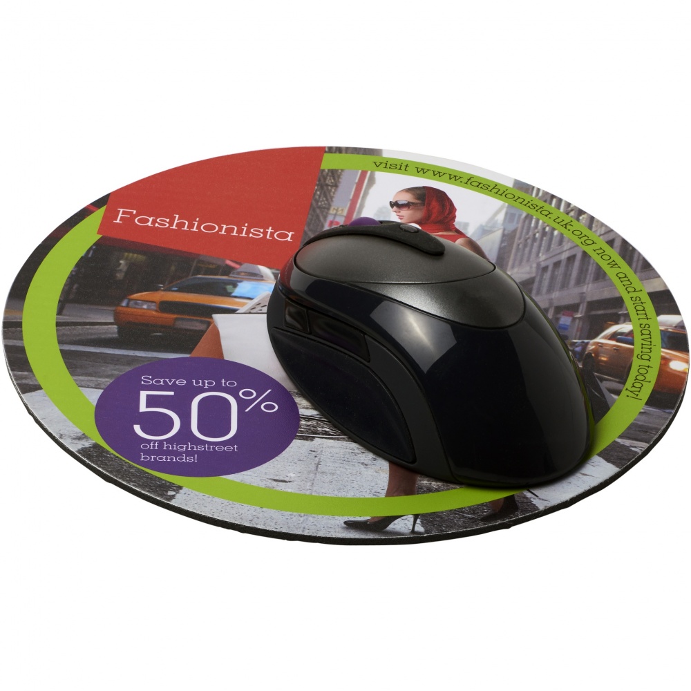 Logotrade corporate gift picture of: Q-Mat® round mouse mat