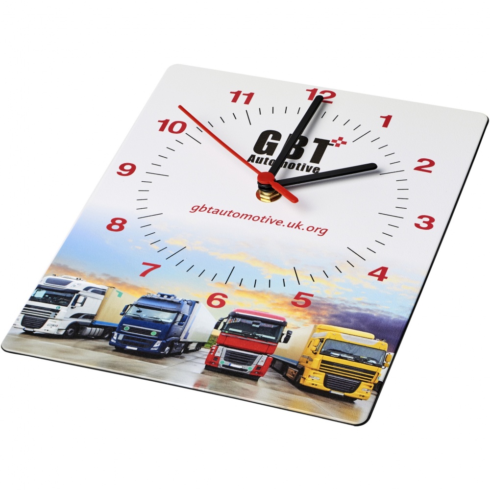Logotrade promotional merchandise photo of: Brite-Clock® rectangular wall clock
