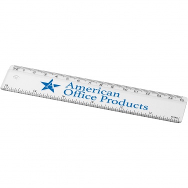 Logo trade promotional products picture of: Renzo 15 cm plastic ruler