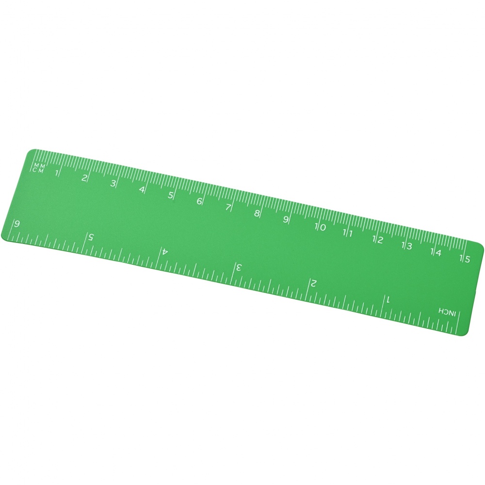 Logo trade promotional giveaways image of: Rothko 15 cm plastic ruler