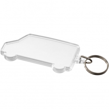 Logotrade promotional item image of: Combo van-shaped keychain