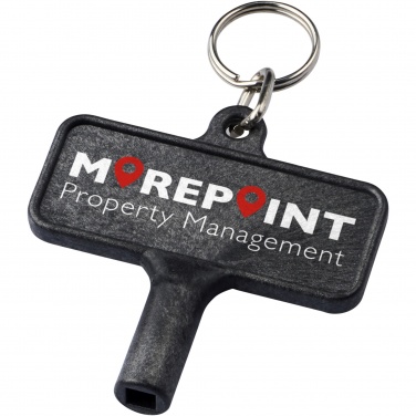 Logo trade promotional products picture of: Largo plastic radiator key with keychain