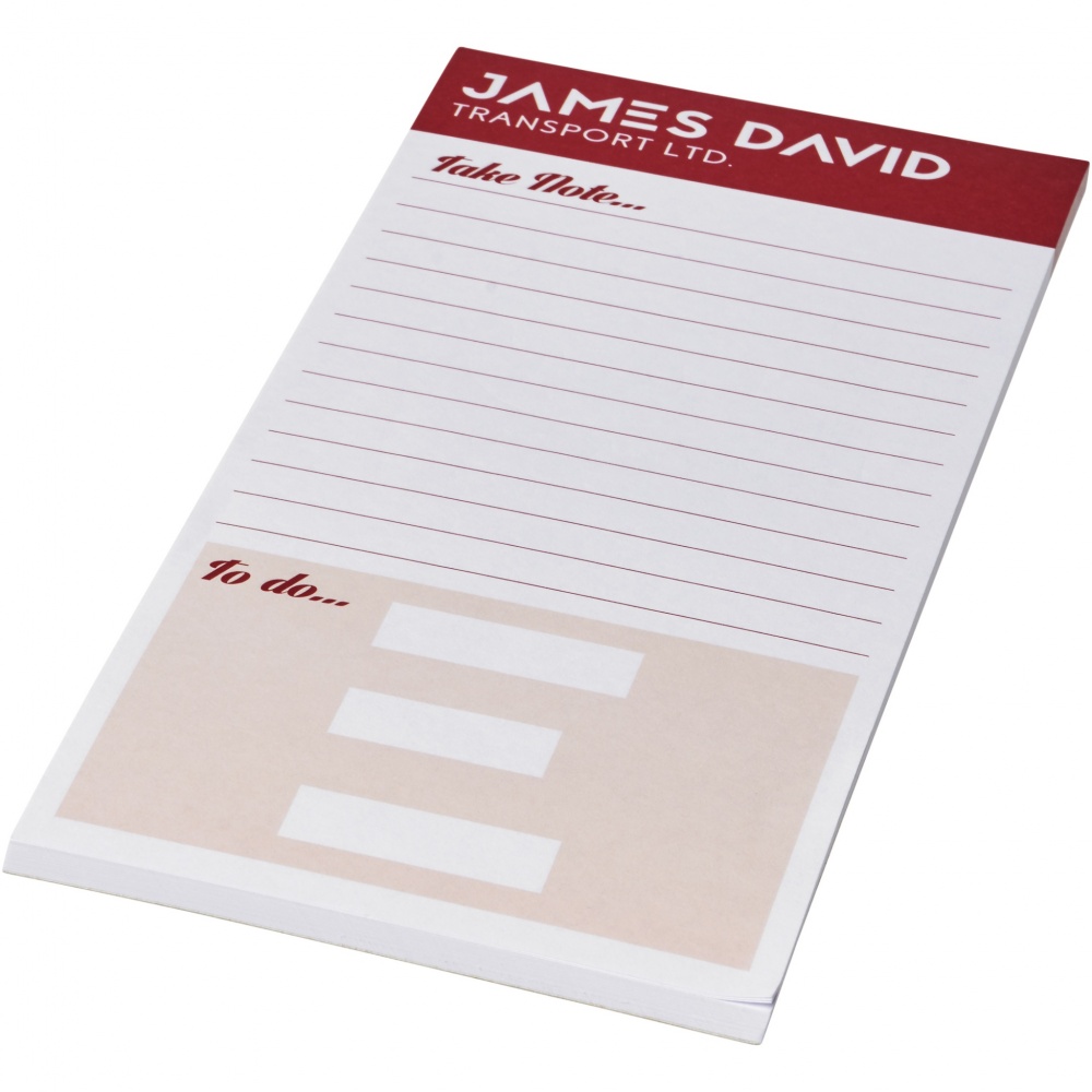 Logo trade business gifts image of: Desk-Mate® 1/3 A4 notepad