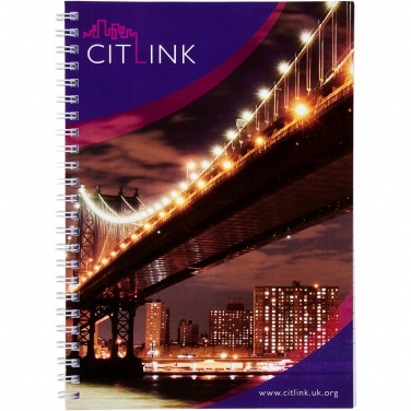 Logo trade promotional giveaway photo of: Desk-Mate® A5 spiral notebook