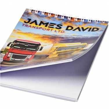 Logo trade promotional gifts image of: Desk-Mate® spiral A6 notebook