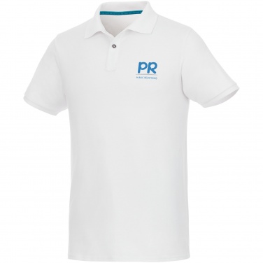 Logo trade corporate gifts picture of: Beryl short sleeve men's organic recycled polo