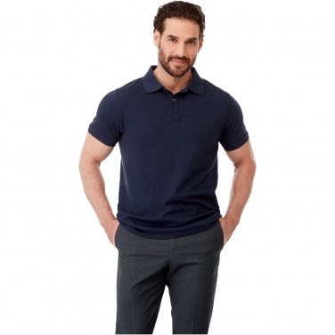 Logotrade promotional items photo of: Beryl short sleeve men's organic recycled polo