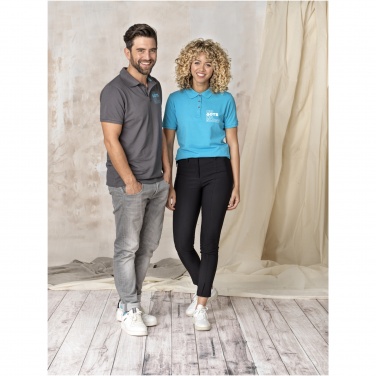 Logo trade promotional item photo of: Beryl short sleeve women's organic recycled polo