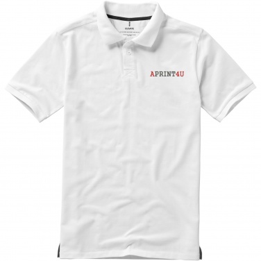 Logo trade promotional gifts picture of: Calgary short sleeve men's polo