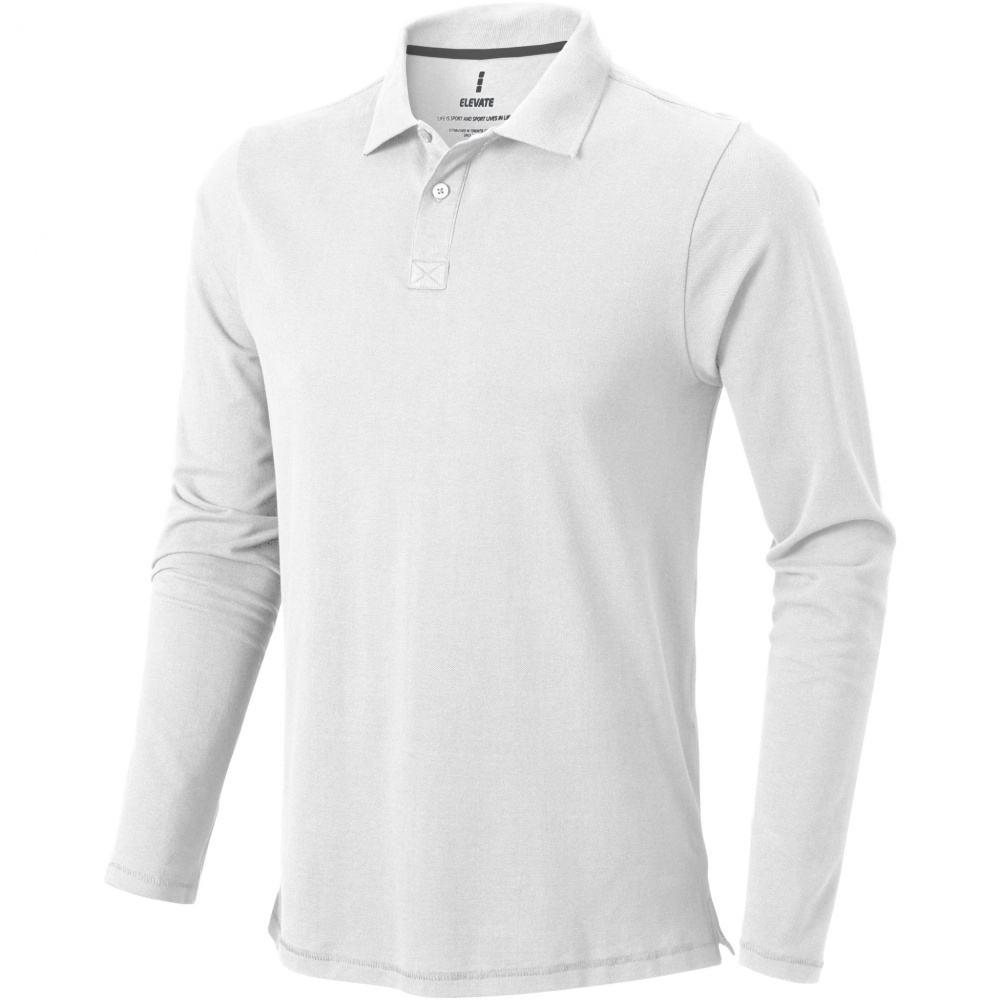 Logo trade promotional products picture of: Oakville long sleeve men's polo