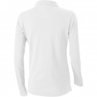 Logo trade promotional giveaways picture of: Oakville long sleeve women's polo