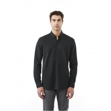 Logo trade promotional product photo of: Bigelow long sleeve men's pique shirt