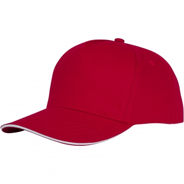 Logo trade promotional item photo of: Ceto 5 panel sandwich cap