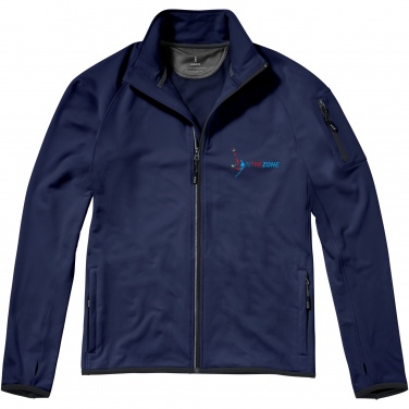 Logo trade promotional products image of: Mani men's performance full zip fleece jacket