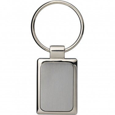 Logotrade promotional product picture of: Sergio rectangular metal keychain