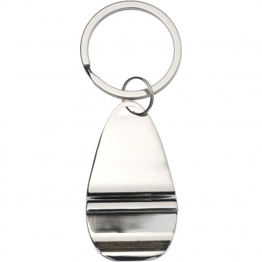 Logo trade promotional merchandise image of: Don bottle opener keychain