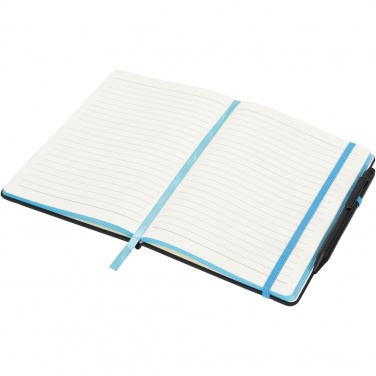 Logo trade promotional gift photo of: Noir Edge medium notebook