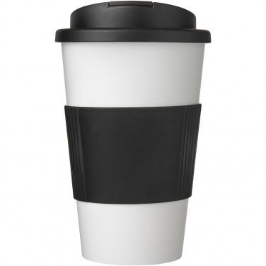 Logotrade promotional product picture of: Americano® 350 ml tumbler with grip & spill-proof lid