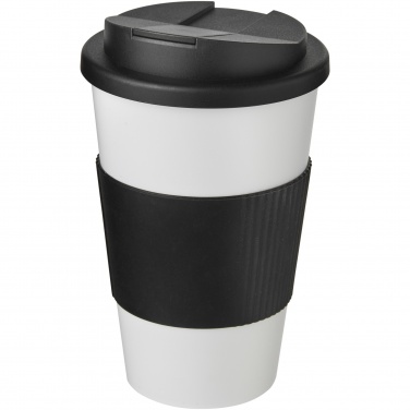 Logotrade promotional merchandise picture of: Americano® 350 ml tumbler with grip & spill-proof lid