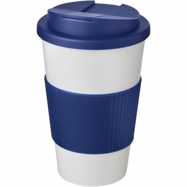 Logotrade advertising products photo of: Americano® 350 ml tumbler with grip & spill-proof lid