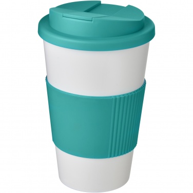 Logotrade corporate gifts photo of: Americano® 350 ml tumbler with grip & spill-proof lid
