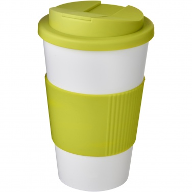Logo trade promotional gift photo of: Americano® 350 ml tumbler with grip & spill-proof lid