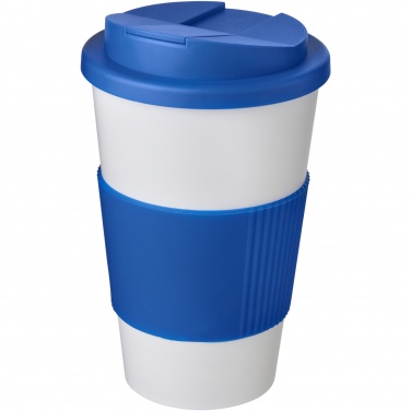 Logo trade promotional gift photo of: Americano® 350 ml tumbler with grip & spill-proof lid