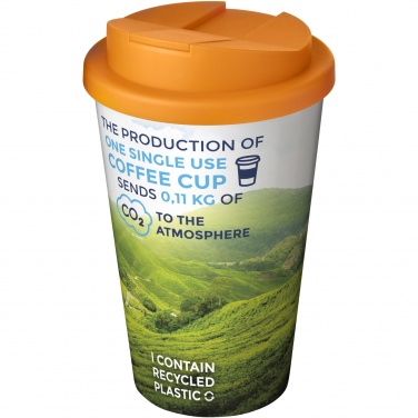 Logo trade promotional products image of: Brite-Americano® 350 ml tumbler with spill-proof lid