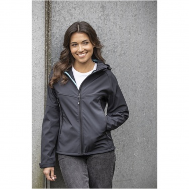 Logotrade promotional product picture of: Coltan women’s GRS recycled softshell jacket