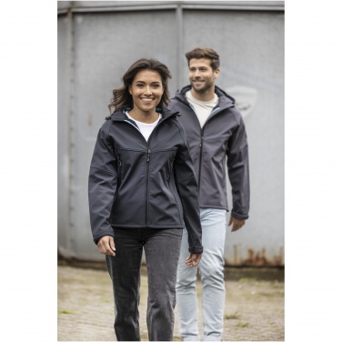 Logo trade promotional gift photo of: Coltan women’s GRS recycled softshell jacket