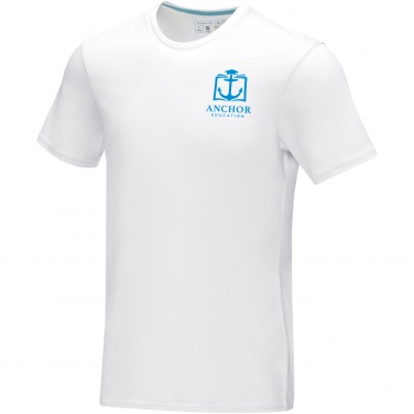Logo trade promotional merchandise picture of: Azurite short sleeve men’s organic t-shirt