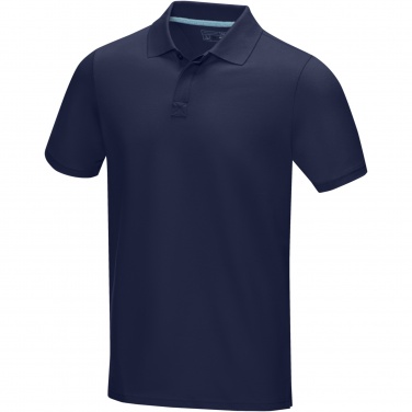 Logotrade promotional gift image of: Graphite short sleeve men’s organic polo