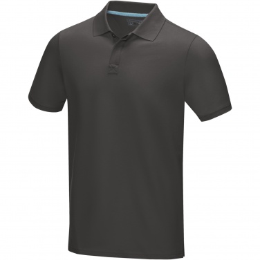 Logo trade promotional merchandise picture of: Graphite short sleeve men’s organic polo
