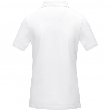 Logo trade promotional items image of: Graphite short sleeve women’s organic polo