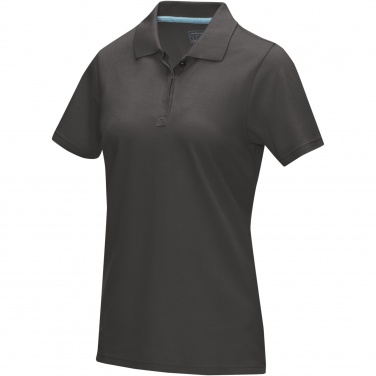 Logotrade promotional gift image of: Graphite short sleeve women’s organic polo