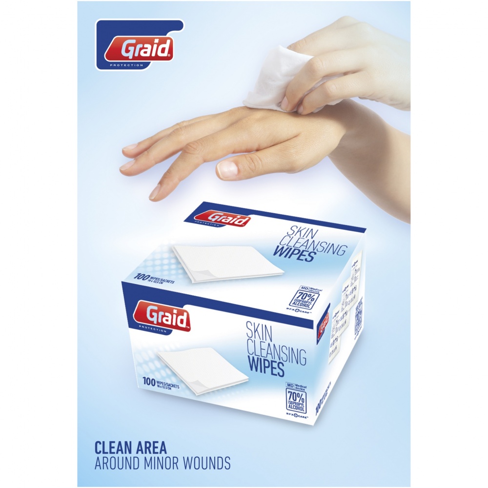 Logotrade promotional giveaway image of: Elisabeth cleansing wipes