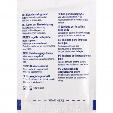 Logo trade promotional merchandise picture of: Elisabeth cleansing wipes
