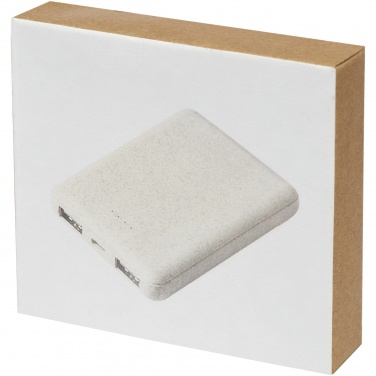 Logotrade promotional item picture of: Asama 5000 mAh wheat straw power bank