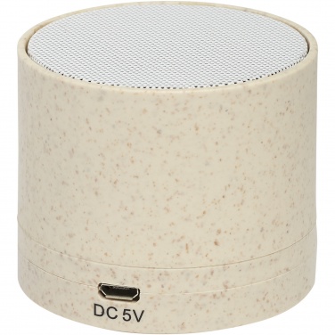 Logotrade advertising product picture of: Kikai wheat straw Bluetooth® speaker