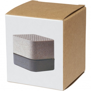 Logo trade promotional item photo of: Aira wheat straw Bluetooth® speaker