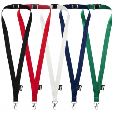 Logotrade advertising products photo of: Tom recycled PET lanyard with breakaway closure