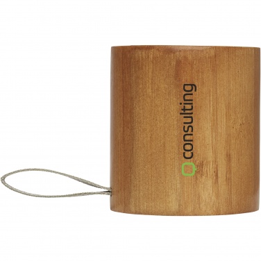 Logo trade promotional merchandise picture of: Lako bamboo Bluetooth® speaker 
