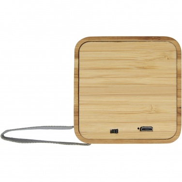 Logo trade promotional merchandise picture of: Arcana bamboo Bluetooth® speaker