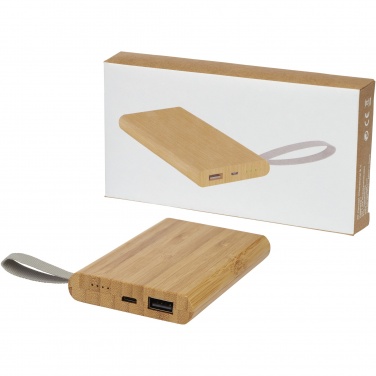 Logotrade promotional merchandise picture of: Tulda 5000 mAh bamboo power bank